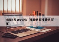 抚顺首页seo优化（抚顺吧 百度贴吧 百度）