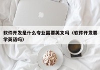 软件开发是什么专业需要英文吗（软件开发要学英语吗）