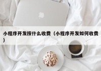 小程序开发按什么收费（小程序开发如何收费）