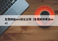 东莞网站seo优化公司（东莞网站建设seo）